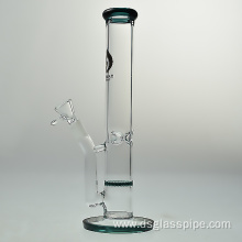 Wholesale Straight Glass Beaker with Honeycomb GLASS BONG WATER PIPE Accept OEM and ODM
